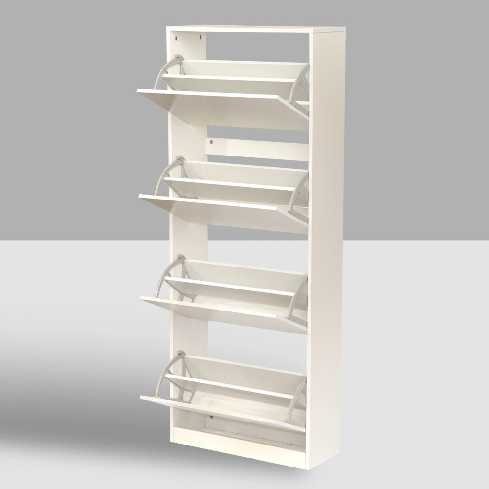 Factory Manufacture Naturalistic Adjustable 4 Tier Shoe Rack