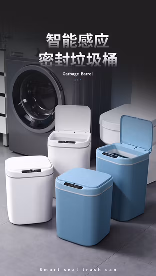 Intelligenter Mülleimer, automatischer Sensor, Mülleimer, intelligenter Sensor, wiederaufladbarer elektrischer Mülleimer