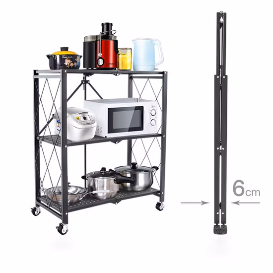 Heißer Verkauf Home Küche Schule Klapp Einstellbare Rack Lagerung Regal Bücherregale für Wohnkultur