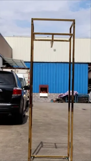 Maßgeschneiderter Kleiderständer aus Metall, Boutique-Kleiderständer